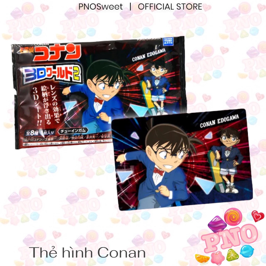 Thẻ hình sưu tầm CONAN - card nhân phẩm 3D