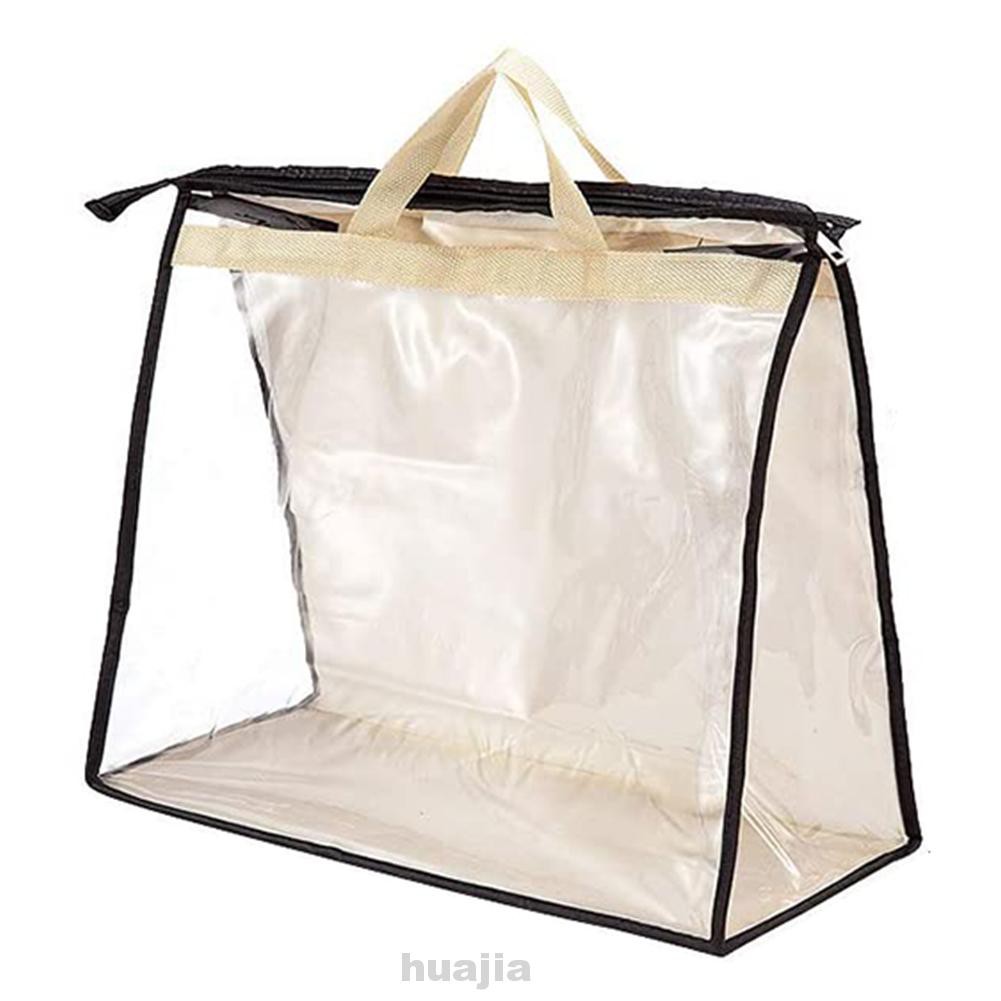 Túi trong suốt dùng để bảo quản túi xách chống bụi chống ẩm mốc có giá treo tiện lợi