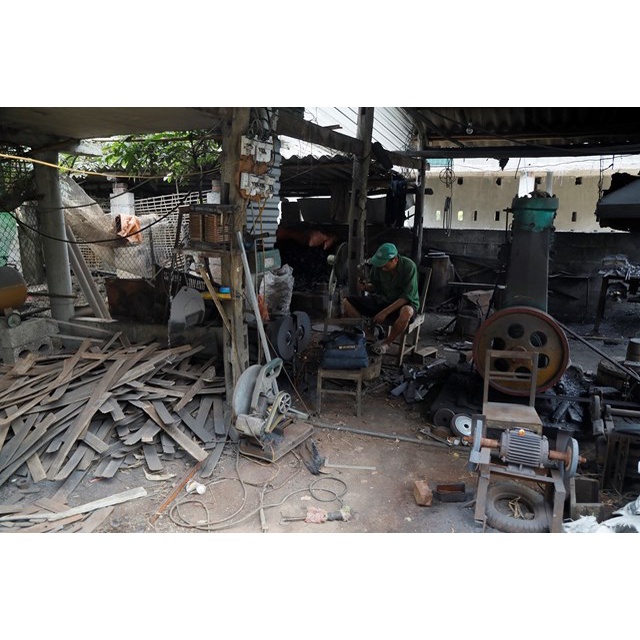 Dao bầu to Dao Phúc Sen Cao Bằng rèn thủ công chất lượng