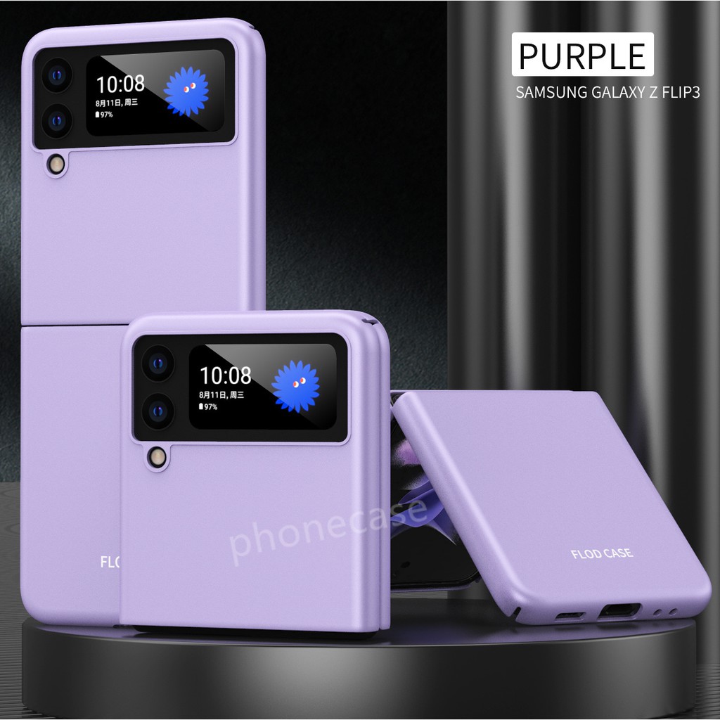 Bao Da Điện Thoại Cứng Siêu Mỏng Cho Samsung Galaxy Z Flip 4 3 Flip4 5G 2021 ZFlip3 2022 Galaxy Z Flip3
