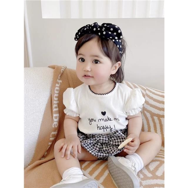 Bộ Áo Thun + Quần Short Viền Ren Thời Trang Mùa Hè Cho Bé Gái 5 Tuổi