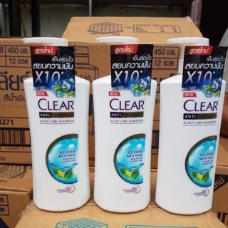 Dầu Gội Clear mát lạnh 480ml