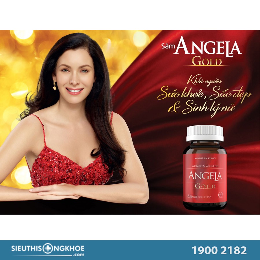 Combo 2 Hộp dùng 2 Tháng Sâm Angela Gold Hộp 60 Viên | BigBuy360 - bigbuy360.vn