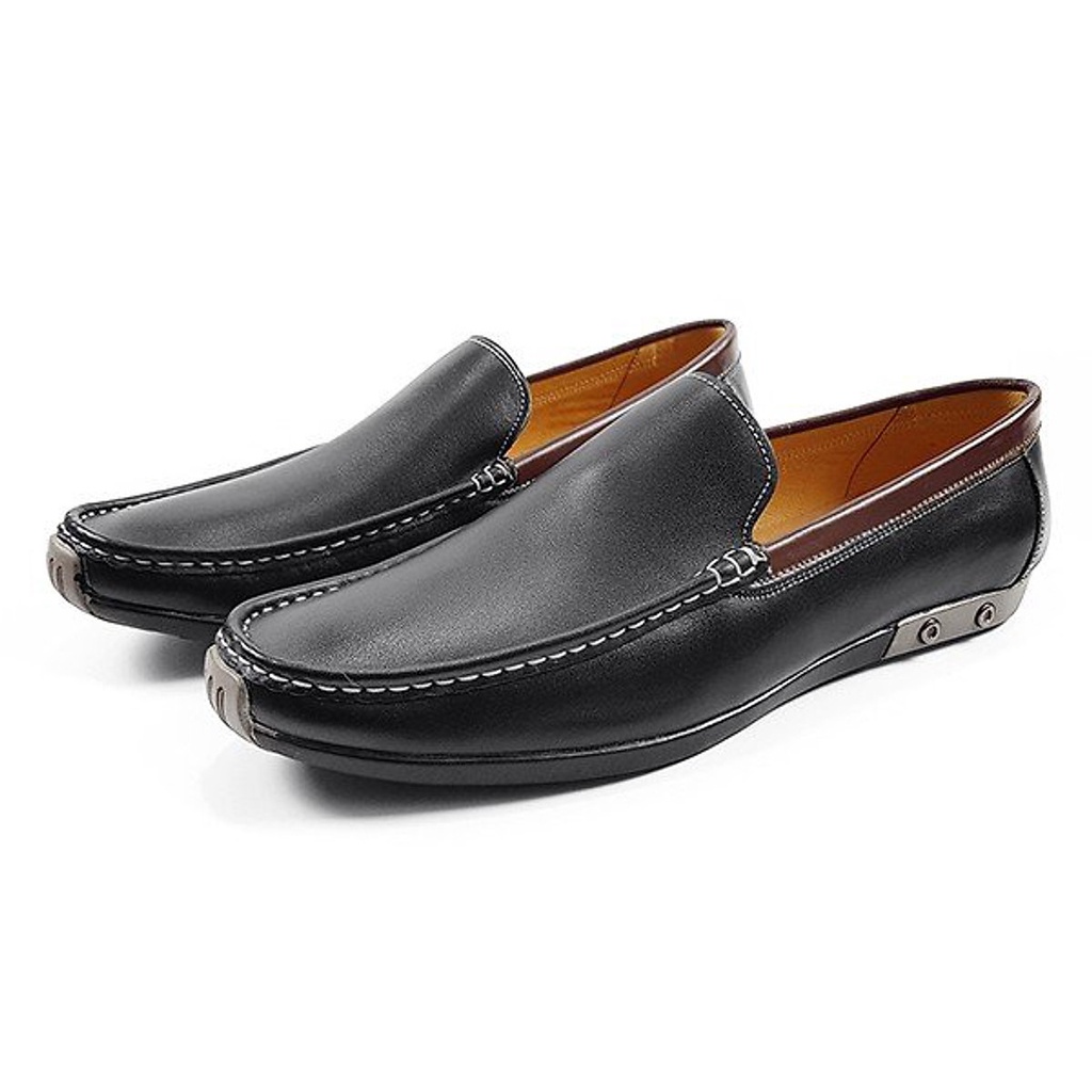 Giày lười nam UDANY giày mọi nam da bò được thiết kế đế chống trơn trượt và mũi chống trầy xước - GL002