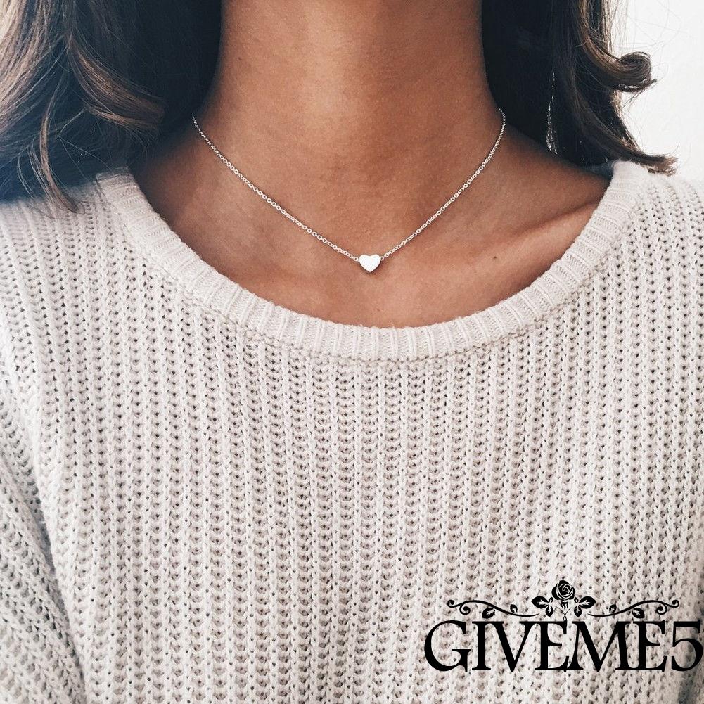 Vòng cổ mặt trái tim thời trang cho nữ