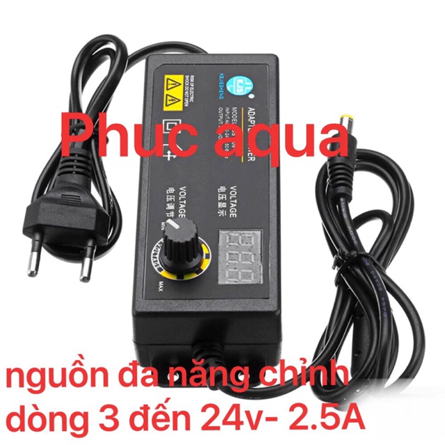 nguồn đa năng chỉnh dòng 3 đến 24v, nguồn chỉnh dòng dc máy bơm mini