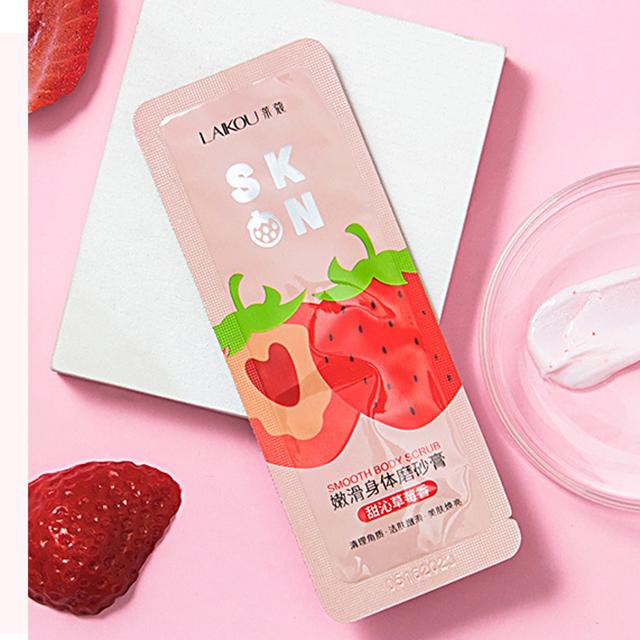 Tẩy tế bào mặt bơ sữa và dâu tây LaiKou (sét 2 gói) | BigBuy360 - bigbuy360.vn