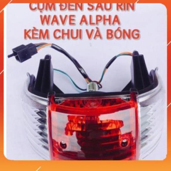 Cụm đèn , cụm hậu sau xe wave thái 110 , wave nhỏ