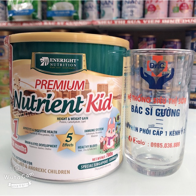 Sữa Nutrient kid 1 dành cho trẻ 6-36 tháng 700g chuyên biệt cho trẻ biếng ăn còi xương suy dinh dưỡng , ốm yếu nhẹ cân