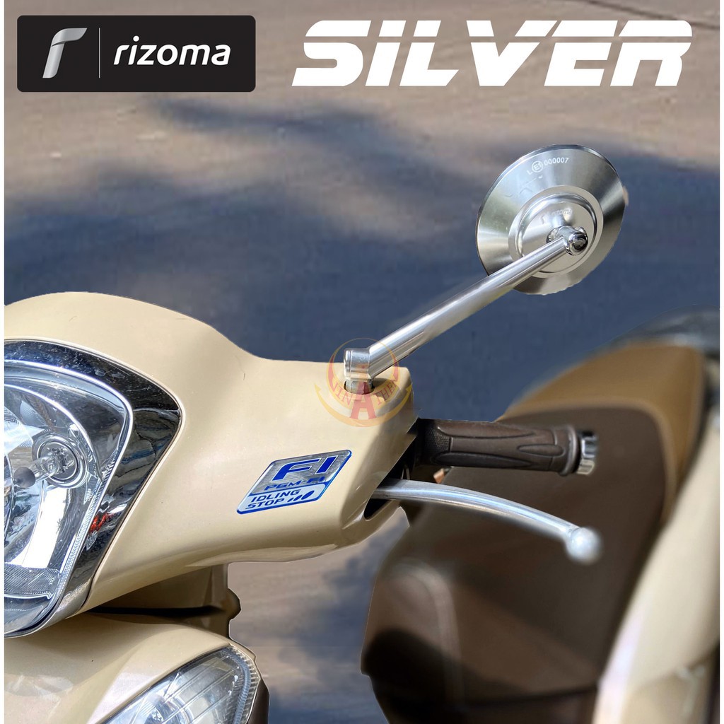 Kính chiếu hậu xe máy Rizoma tròn hàng cao cấp LE1- MẪU 2021