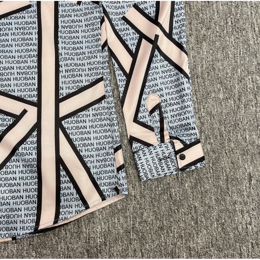 RODI Áo sơ mi nam nữ họa tiết báo chí , áo sơ mi nam nữ dài tay - D234 | BigBuy360 - bigbuy360.vn