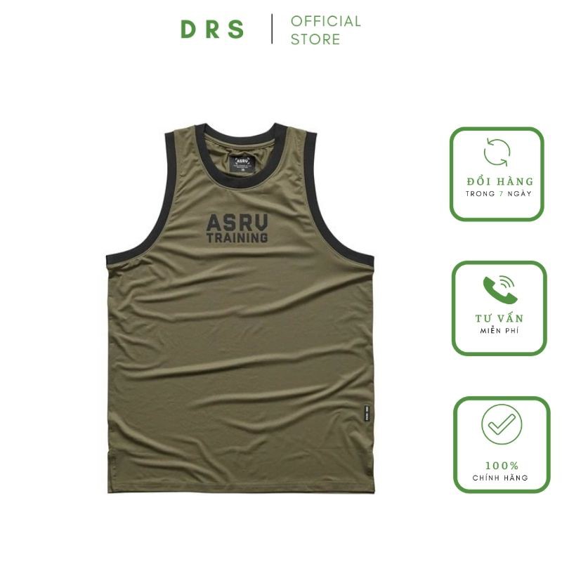 ÁO TẬP GYM NAM BA LỖ DRS, ÁO TANKTOP THỂ THAO NAM CÁ TÍNH GA37