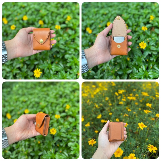 Bao Da Zippo HandMade ( Da bò Vachetta)