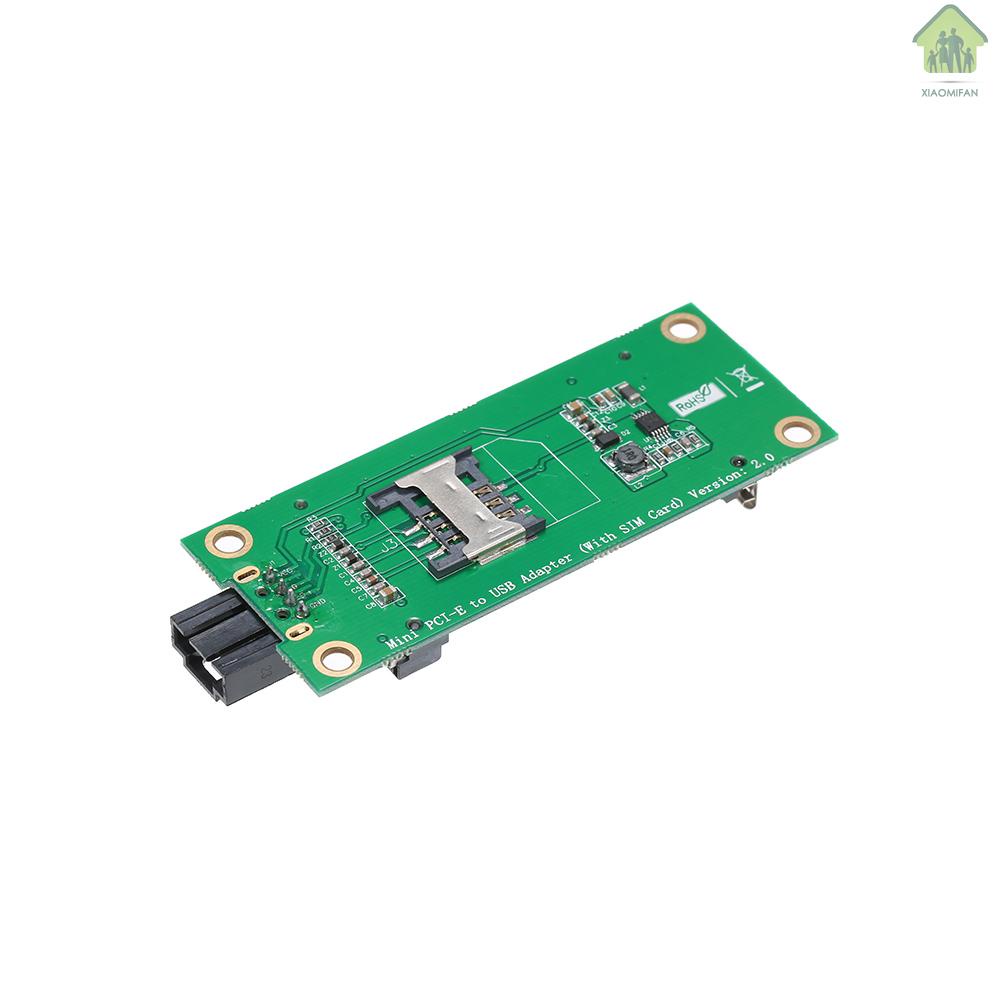 NA Mini PCIe WWAN to USB Adapter Card With SIM Slot WWAN/3G/LTE Module Tester Converter Wireless Wide Area Network Card
