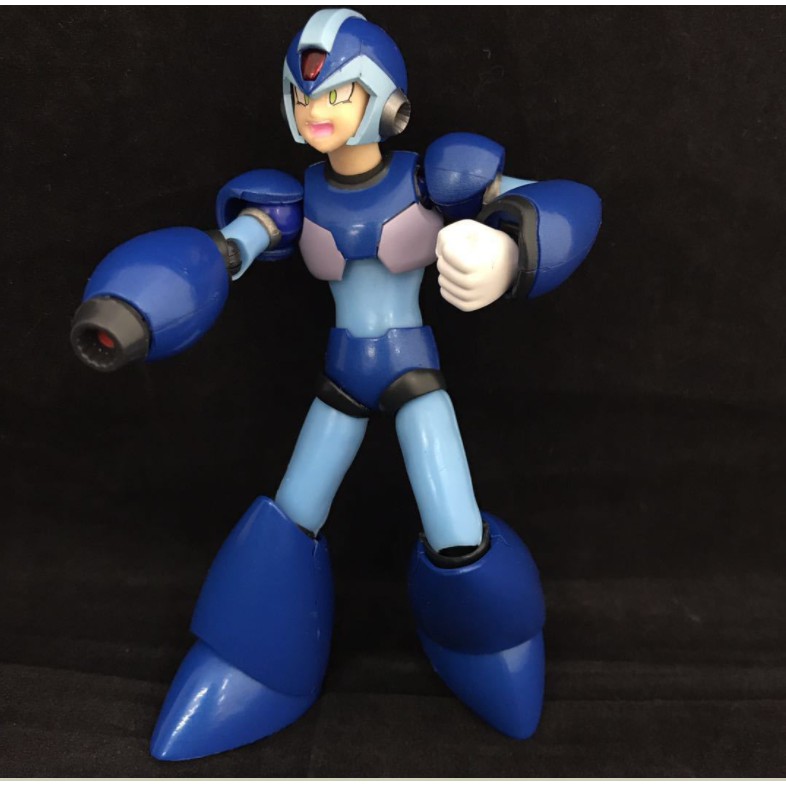 Mô Hình Figure Megaman Rockman Ký ức tuổi thơ 13Cm có khớp tốt