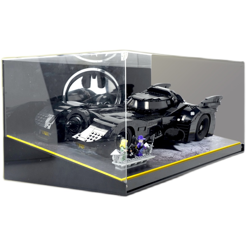 Mở cửa hoặc lật tùy chọn cho Hộp Trưng Bày Acrylic của LEGO 76139 Batman