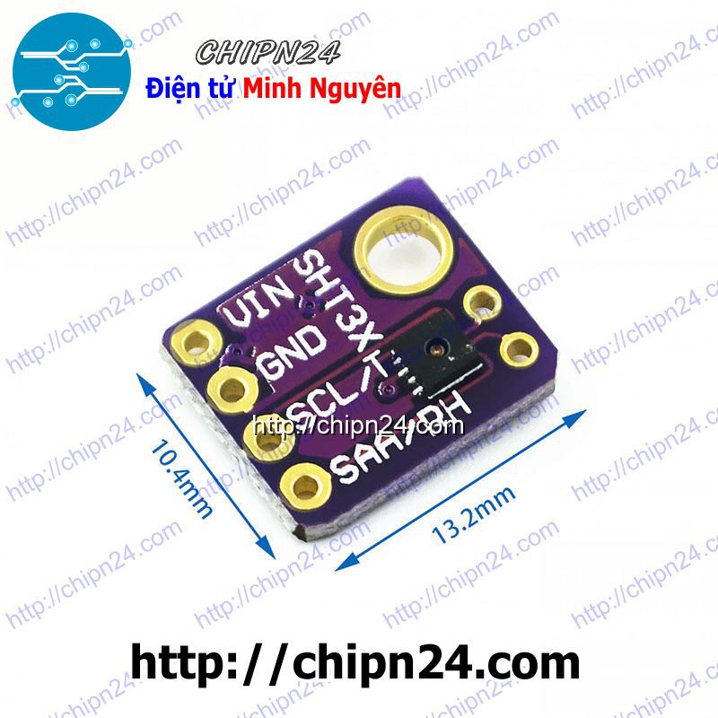 [1 MẠCH] (E76) Module Cảm biến độ ẩm &amp; nhiệt độ GY-SHT30-D, giao tiếp I2C