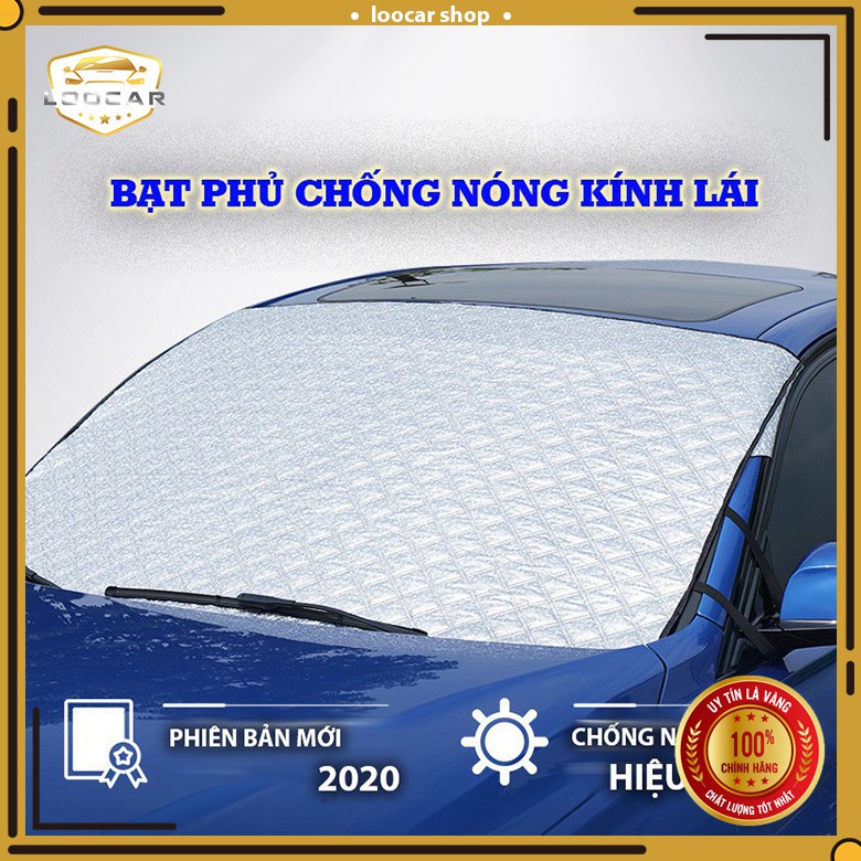 Bạt Che Nắng Kính Lái Ô Tô 4 Lớp - Bạt Che Nắng Kính Lái 4 Lớp Tráng Bạc Chống Nóng Cực Tốt