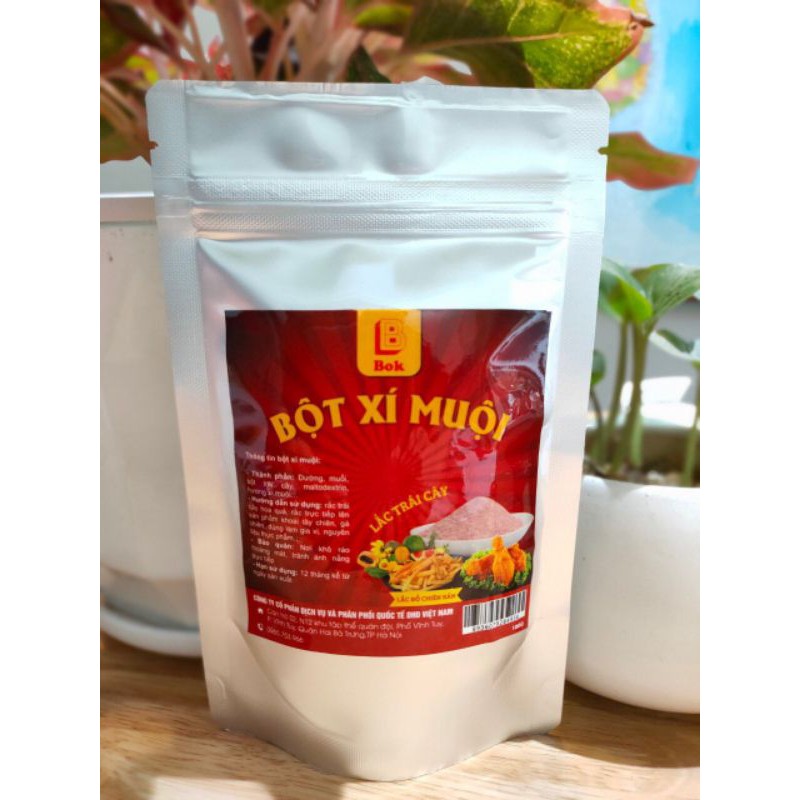 Bột xí muội lắc khoai tây, gà rán, trái cây - gói 100gr