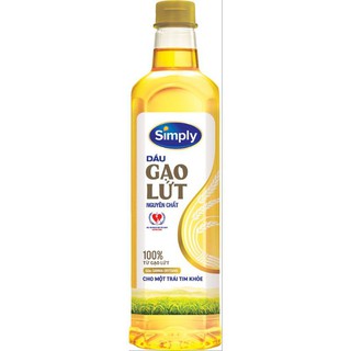Dầu ăn Simply gạo lứt / simply đậu nành/ neptune / đậu nành tường an / mezan/ orchild  chai 1lit