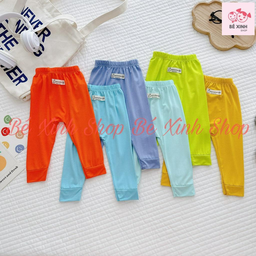 Quần Dài Thun Lạnh Cho Bé Trai Bé Gái Peekaboo  Quần Dài Mặc Tả Thun Lạnh Mùa Hè Cho Bé Trai Gái QUẦN DÀI BỈM