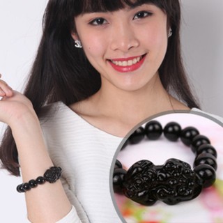 VÒNG TAY TỲ HƯU THẠCH ANH ĐEN