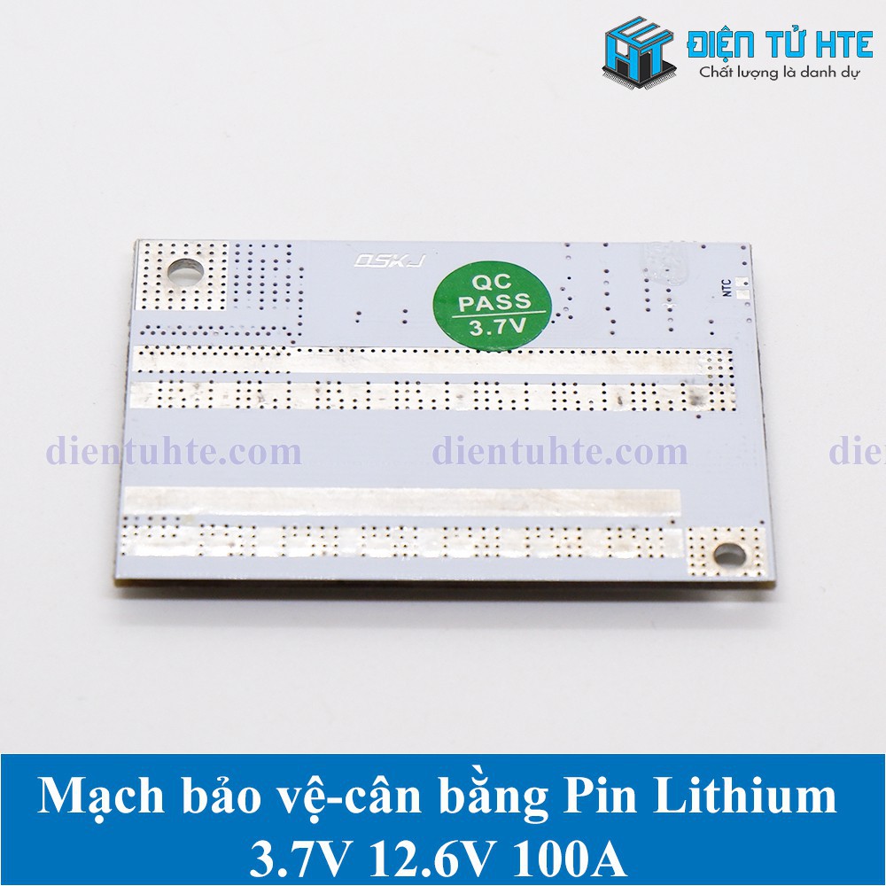Mạch sạc cân bằng và bảo vệ Pin Lithium 3.7V 3S 4S 5S 100A [HTE Quy Nhơn CN2]