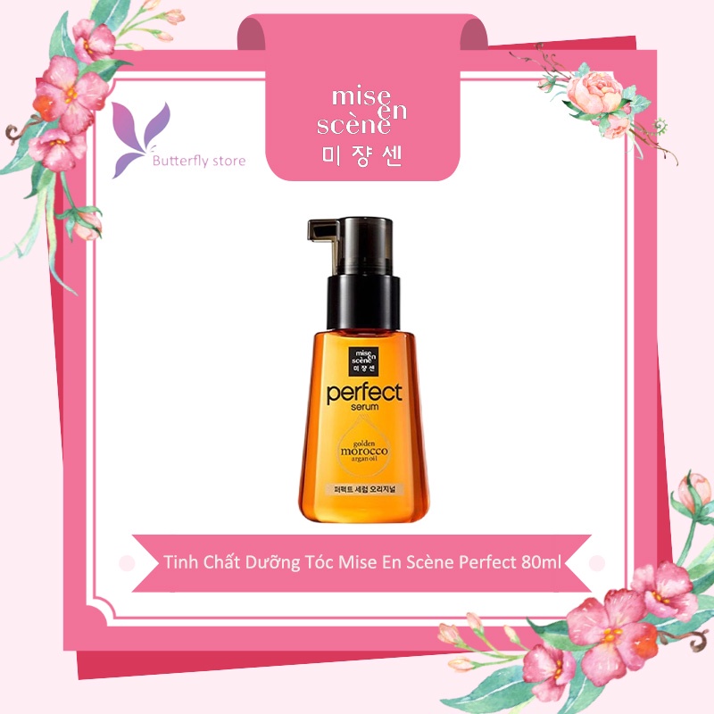 🦋giảm giá🦋 Tinh Dầu Dưỡng Tóc Mise En Scene Perfect Serum 80ml phục hồi tóc chiết xuất từ dầu Argan - Orignial