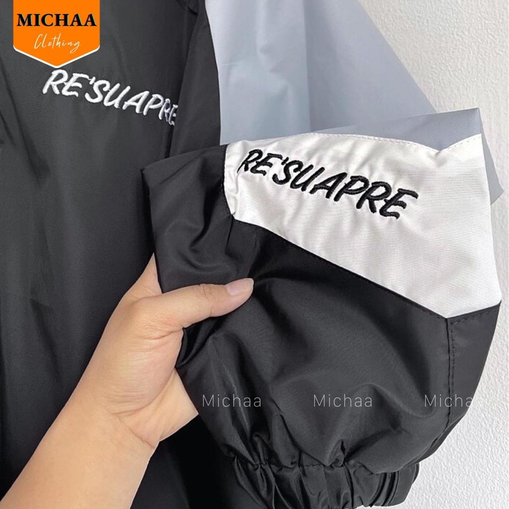 Áo Khoác Bóng Chày RE' SUAPRE Nam Nữ Chất Dù Bomber Unisex Kiểu Form Rộng 2 Lớp Chống Nắng - MICHAA