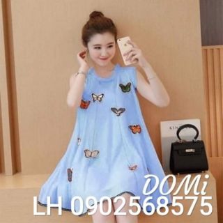 ĐẦM bầu váy bầu đầm oversize đầm SUÔNG thời trang Hàn Quốc
