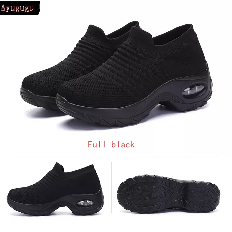 Giày Thể Thao Đế Cao Size 35-42 giày the thao nữ Thoáng khí sneaker