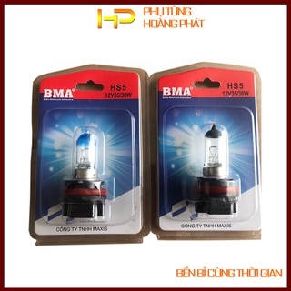 Bóng đèn pha bma halogen 12v 35w/30w chân hs5 cho pcx airblade lead 2011
