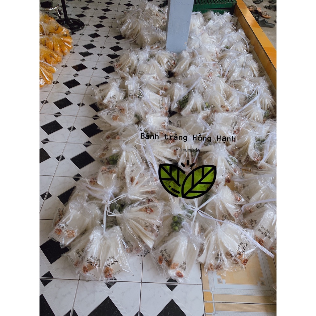 Combo 20 bịch Bánh tráng sate muối tắc Hồng Hạnh ( Tắc Sate Thơm Ngon Bao Cay Bao Ngon )