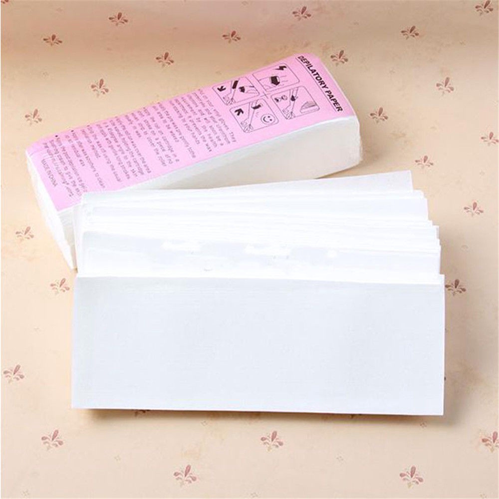 100Pcs Hair Removal Depilatory Nonwoven Epilator Wax Strip Paper Roll Waxing HOT | BigBuy360 - bigbuy360.vn