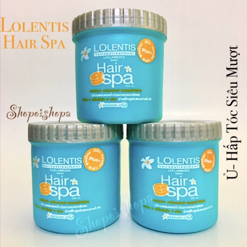 🌼 Ủ Tóc Mượt Spa Lolentis Thái lan 500g