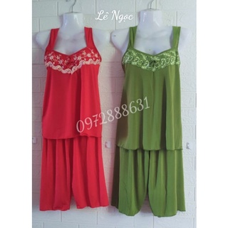 Đồ bộ thun lạnh lửng dây bảng_45kg tới 73kg