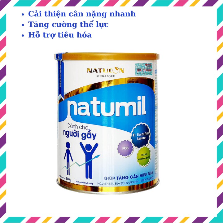 Sữa bột Natumil Dành Cho Người Gầy 900g