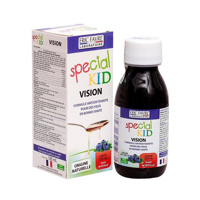 Siro bổ mắt, hỗ trợ tăng cường thị lực, giảm nhức mỏi mắt Special Kid Vision 125ml - Violetpham