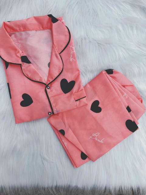 🌈🌈Bộ Pizama tay ngắn-quần dài 40-60kg | BigBuy360 - bigbuy360.vn