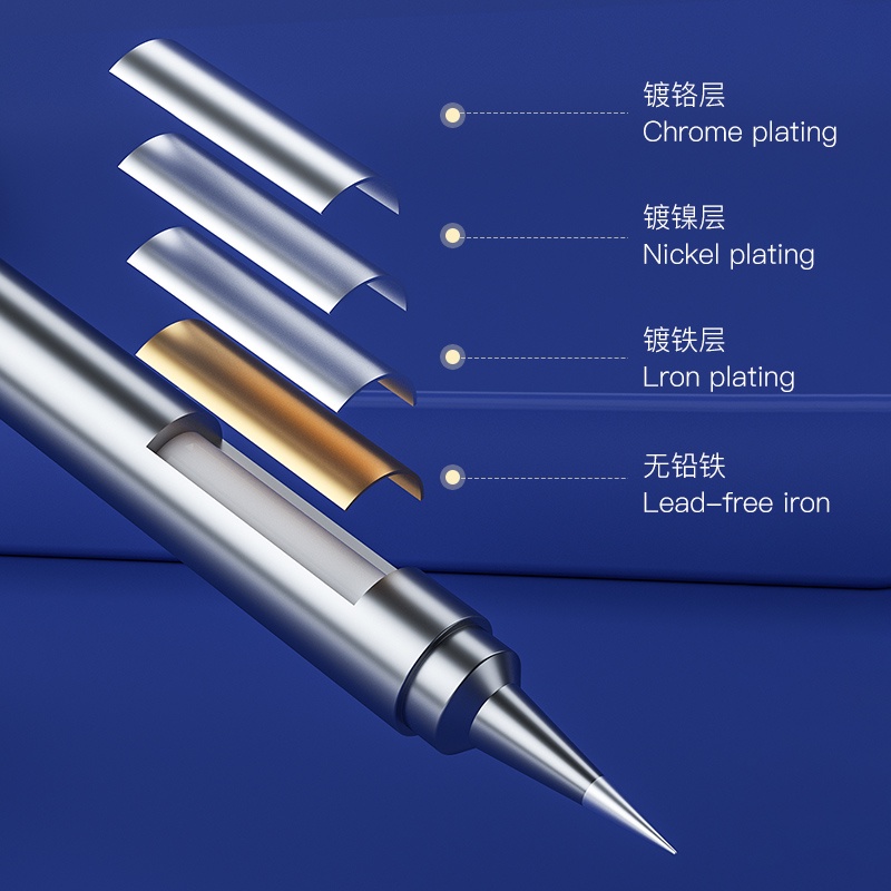 Đầu Hàn Sắt T12 K Series T12-Ku skus kus IS BJS BLS Cho Hakko FX951 STC Và OLED OSS T12D + T12X