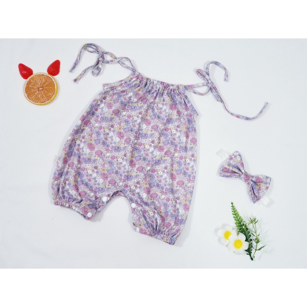 BODY 2 DÂY DÀNH CHO BÉ GÁI KÈM NƠ DỄ THƯƠNG SIZE 4 - 10 KÝ [SiHu Baby Shop]