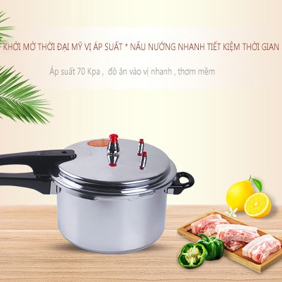 HM9324CMNồi áp suất cỡ lớn 7L dùng cho bếp ga bếp từ Nồi áp suất gia đình đa năng nồi ninh hầm thịt nhanh chín nhanh nhừ