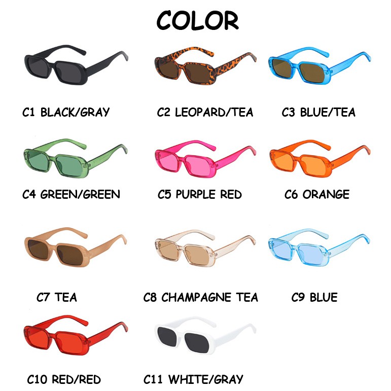 Kính Mát Gọng Nhỏ Phong Cách Hip Hop Dành Cho Nam Và Nữ