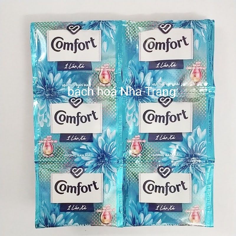 Dây 10 gói nước xả vải Comfort 20ml đậm đặc