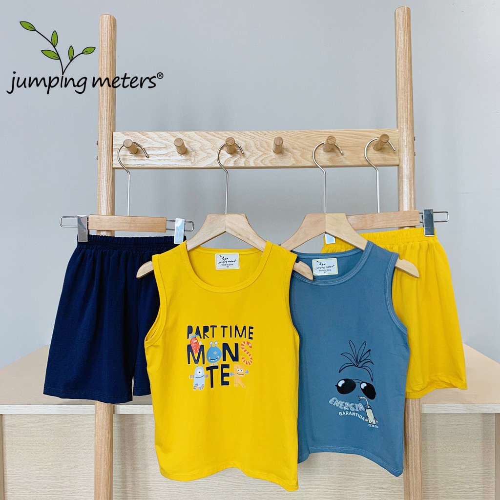 Bộ quần áo hè nhiều mẫu TC Jumping meters cho bé trai