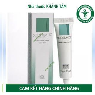 ! Sodermix Cream 15g - Dùng cho sẹo lồi, sẹo phì đại, chàm Sodemix _Khánh Tâm