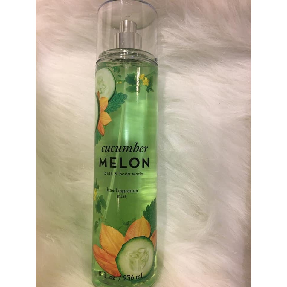 [Auth] Xịt thơm Bath & Body Works Fine Fragrance Mist hương Cucumber Melon 30ml/50ml/100ml +𝘿𝙚𝙘𝙚𝙢𝙗𝙚𝙧 𝙎𝙝𝙤𝙥+