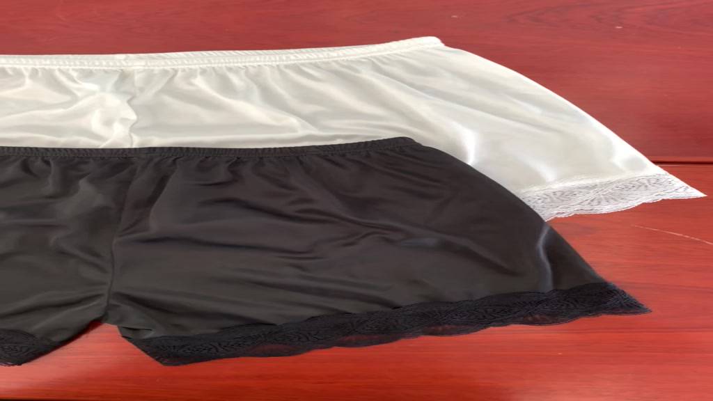 Quần ngắn nữ lụa phối ren gợn sóng, quần đùi lụa nữ mềm mịn gợi cảm | BigBuy360 - bigbuy360.vn