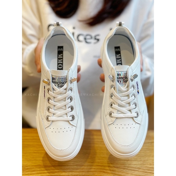 Giày Thể thao dây chun đính cườm mẫu MM2222 - kachihouse