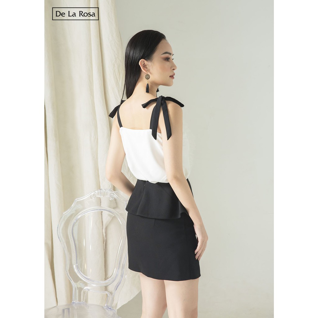 Chân váy đen công sở vạt chéo sang trọng - De La Rosa | BigBuy360 - bigbuy360.vn